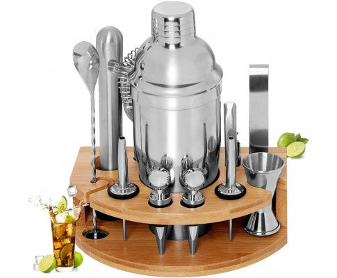 12PC Stainless Steel Cocktail Shaker Set