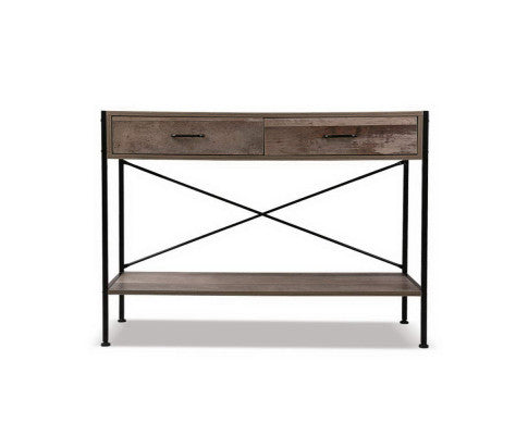 Rustic Look Wooden Hallway Console Table