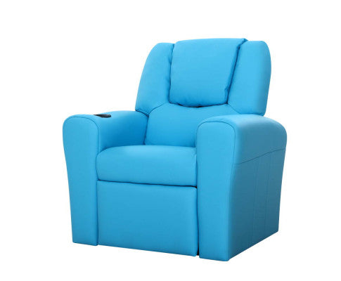 Kids Recliner Lounge - Blue