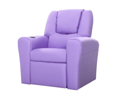 Kids Recliner Lounge - Purple