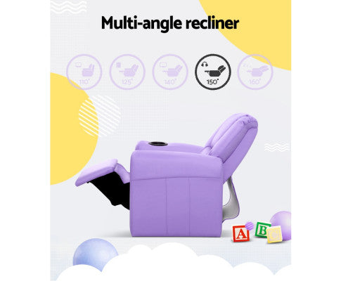 Kids Recliner Lounge - Purple