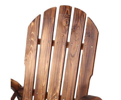 Wooden Wagon Wheel Rocking Chair